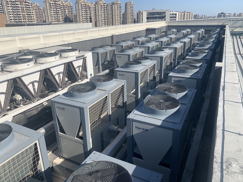 2019年温州体育运行学校泳池空气源恒温加热、淋浴和宿舍热水系统工程